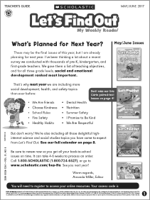 First page of Let&apos;s Find Out teaching guide