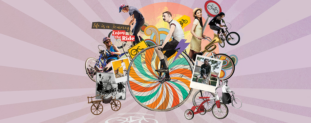 Image showing a variety of bikes over the years