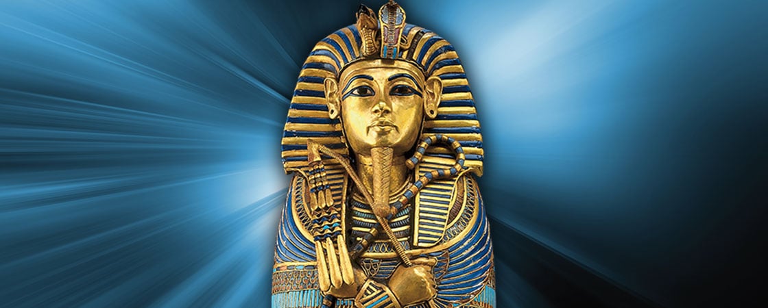 image of pharaoh tutankhamen sarcophagus